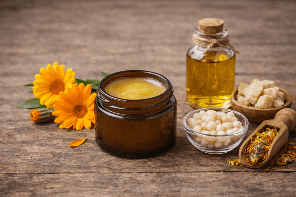 Ringelblumen Salbe herstellen